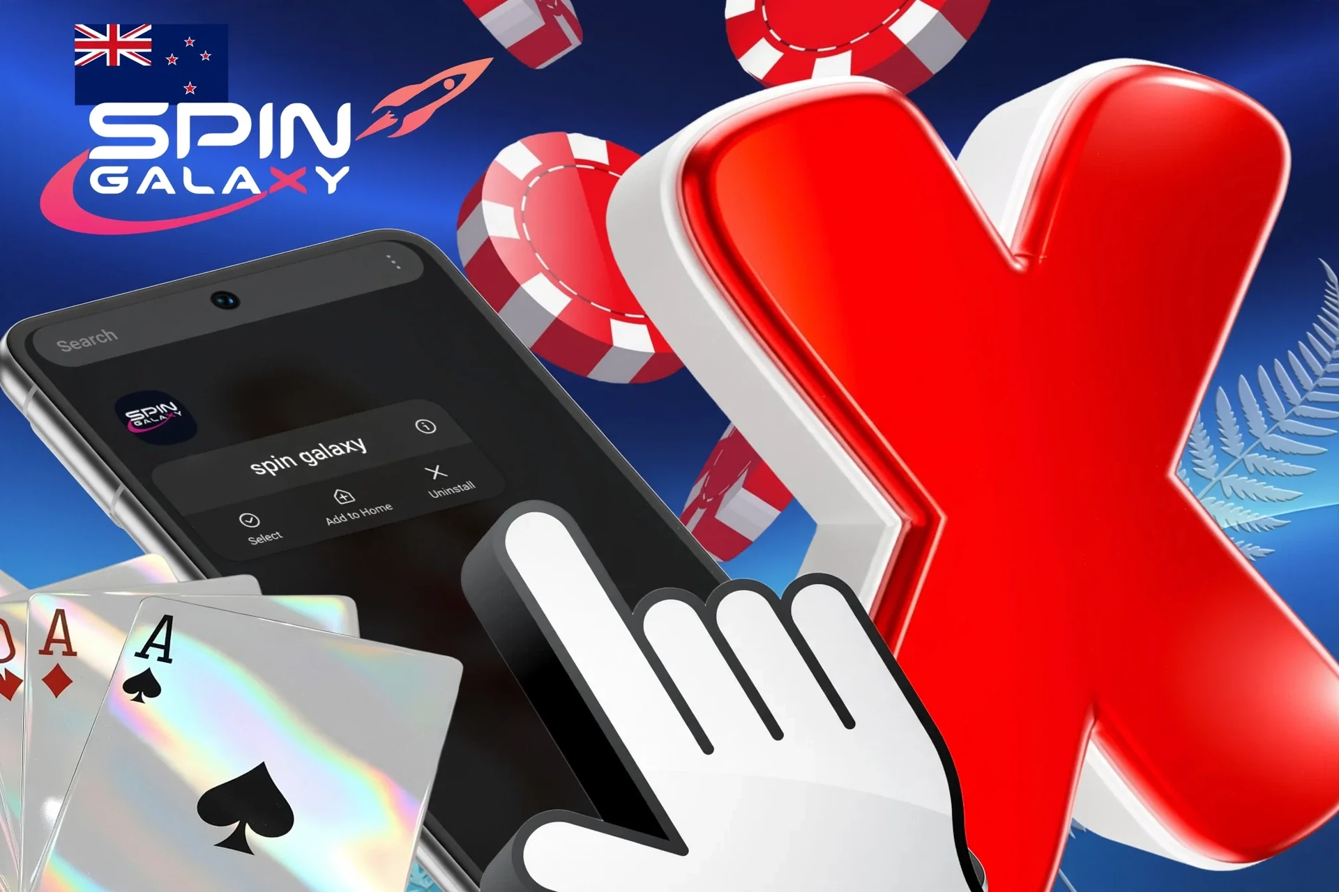 Description of Spin Galaxy Casino account deletion procedure via support service