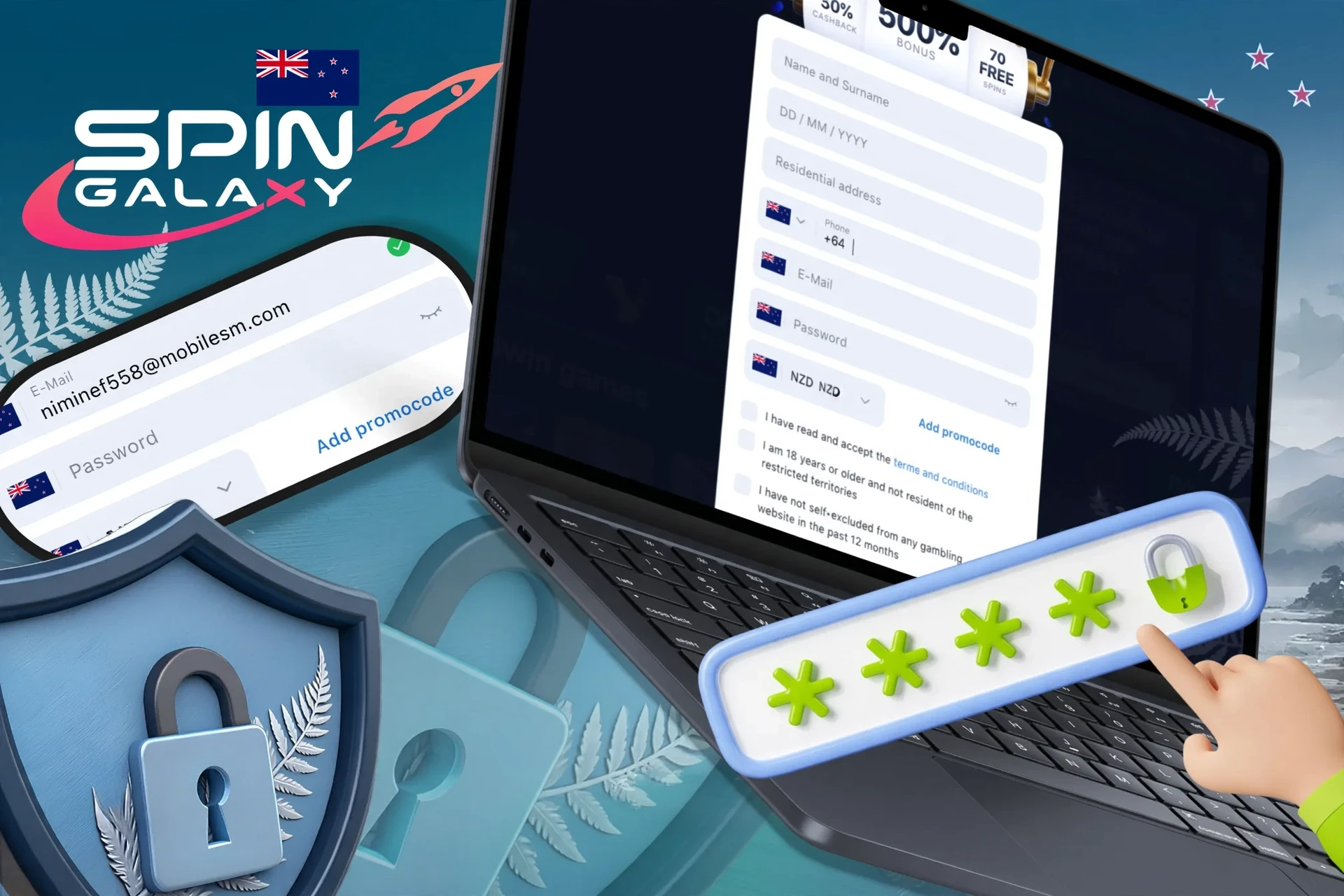 Instructions on how to create a strong and secure password to protect your account